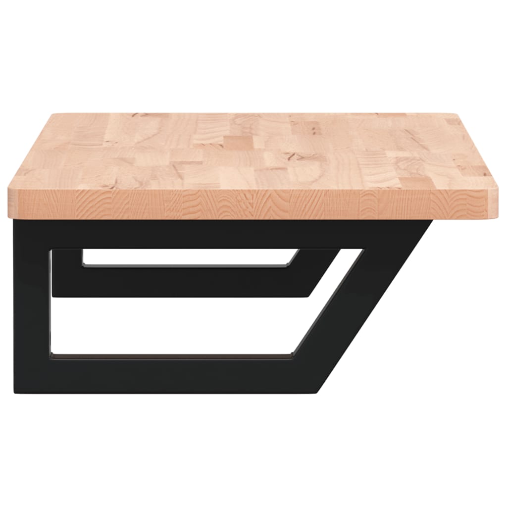 Badkamer wandschap staal en massief beukenhout is nu te koop bij PeponiXL, paradijselijk wonen!