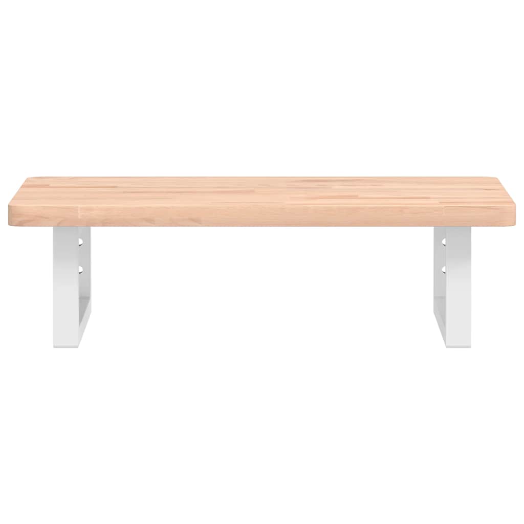 Badkamer wandschap staal en massief beukenhout is nu te koop bij PeponiXL, paradijselijk wonen!