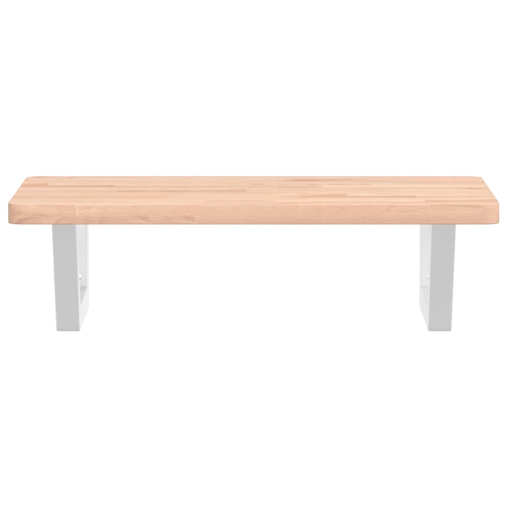 Badkamer wandschap staal en massief beukenhout is nu te koop bij PeponiXL, paradijselijk wonen!