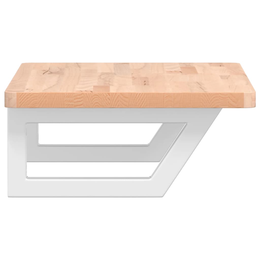 Badkamer wandschap staal en massief beukenhout is nu te koop bij PeponiXL, paradijselijk wonen!