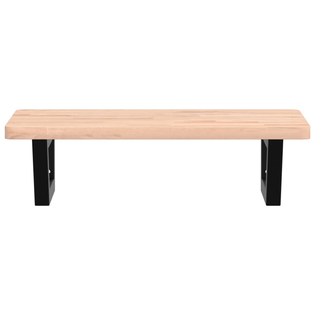 Badkamer wandschap staal en massief beukenhout is nu te koop bij PeponiXL, paradijselijk wonen!