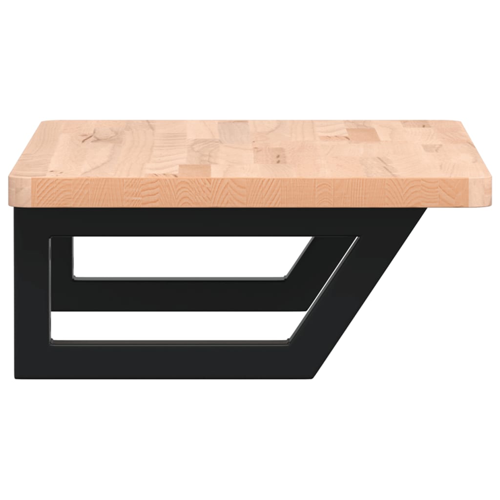 Badkamer wandschap staal en massief beukenhout is nu te koop bij PeponiXL, paradijselijk wonen!