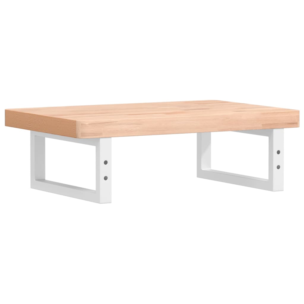 Badkamer wandschap staal en massief beukenhout is nu te koop bij PeponiXL, paradijselijk wonen!