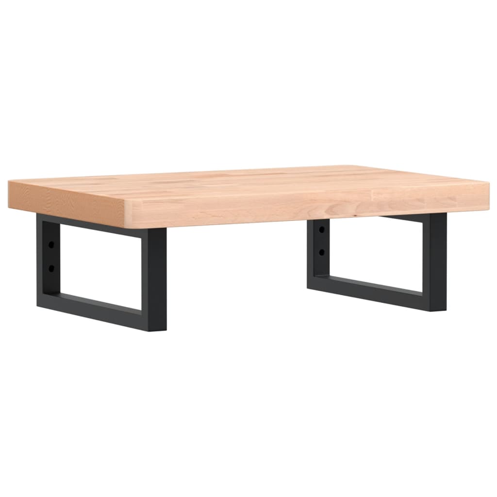 Badkamer wandschap staal en massief beukenhout is nu te koop bij PeponiXL, paradijselijk wonen!