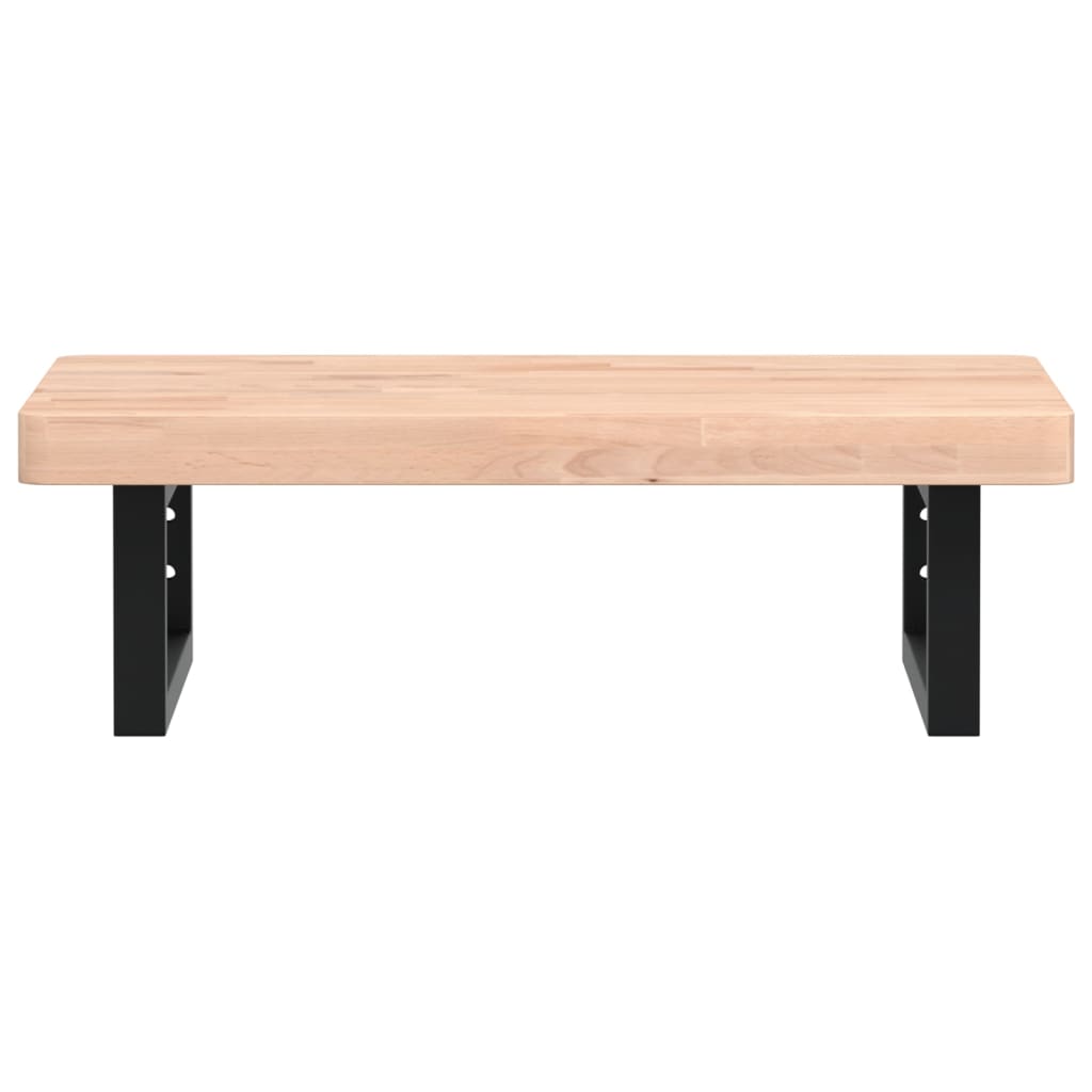 Badkamer wandschap staal en massief beukenhout is nu te koop bij PeponiXL, paradijselijk wonen!