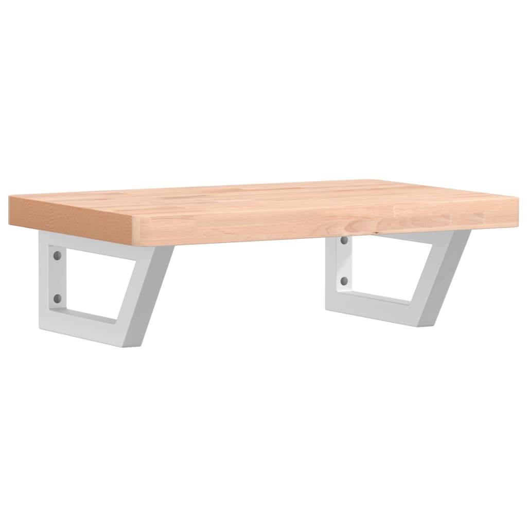 Badkamer wandschap staal en massief beukenhout is nu te koop bij PeponiXL, paradijselijk wonen!