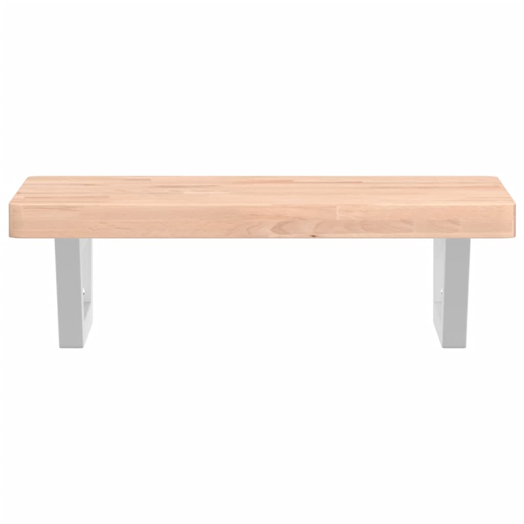 Badkamer wandschap staal en massief beukenhout is nu te koop bij PeponiXL, paradijselijk wonen!