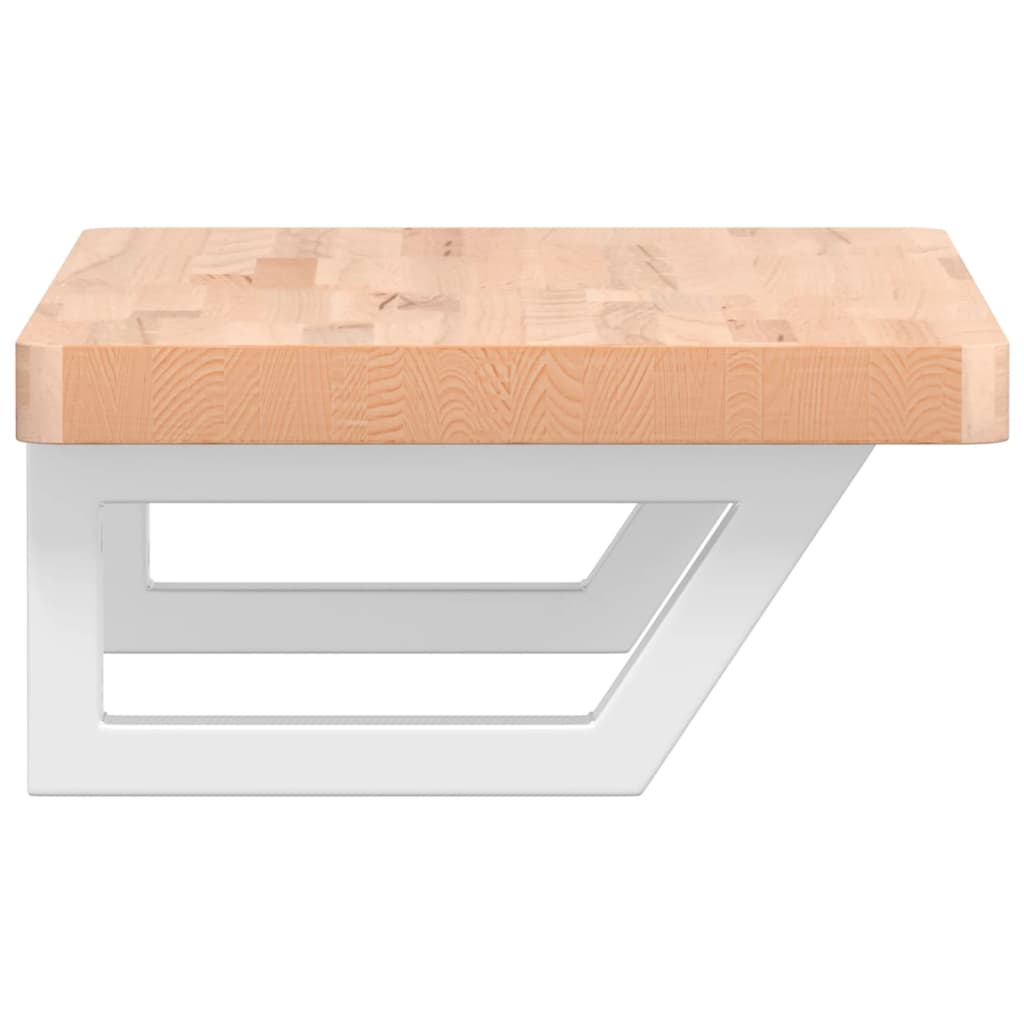 Badkamer wandschap staal en massief beukenhout is nu te koop bij PeponiXL, paradijselijk wonen!