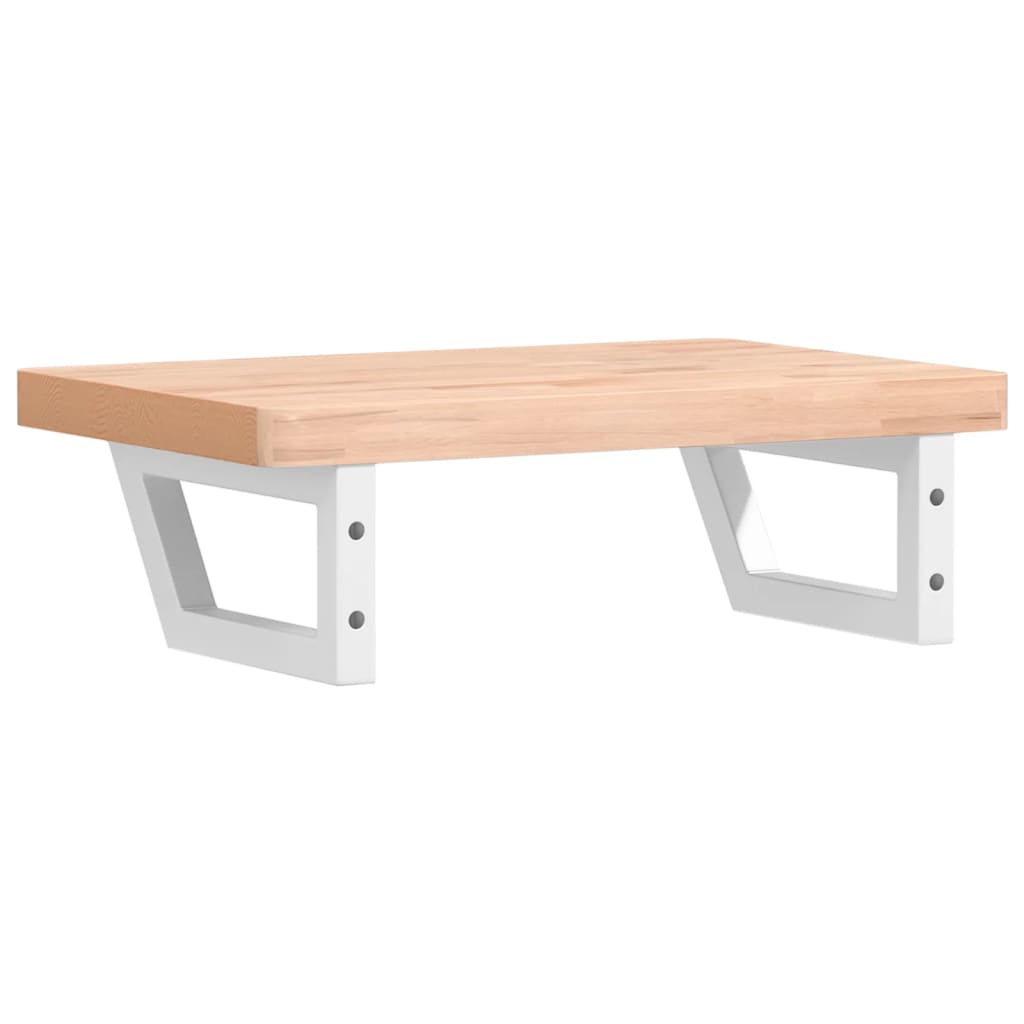 Badkamer wandschap staal en massief beukenhout is nu te koop bij PeponiXL, paradijselijk wonen!