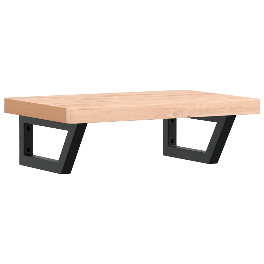 Badkamer wandschap staal en massief beukenhout is nu te koop bij PeponiXL, paradijselijk wonen!
