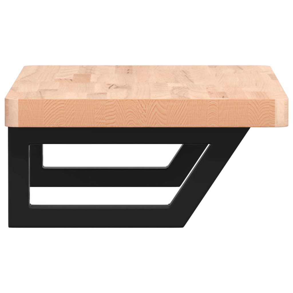 Badkamer wandschap staal en massief beukenhout is nu te koop bij PeponiXL, paradijselijk wonen!