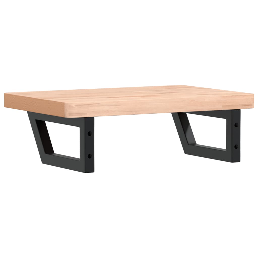 Badkamer wandschap staal en massief beukenhout is nu te koop bij PeponiXL, paradijselijk wonen!