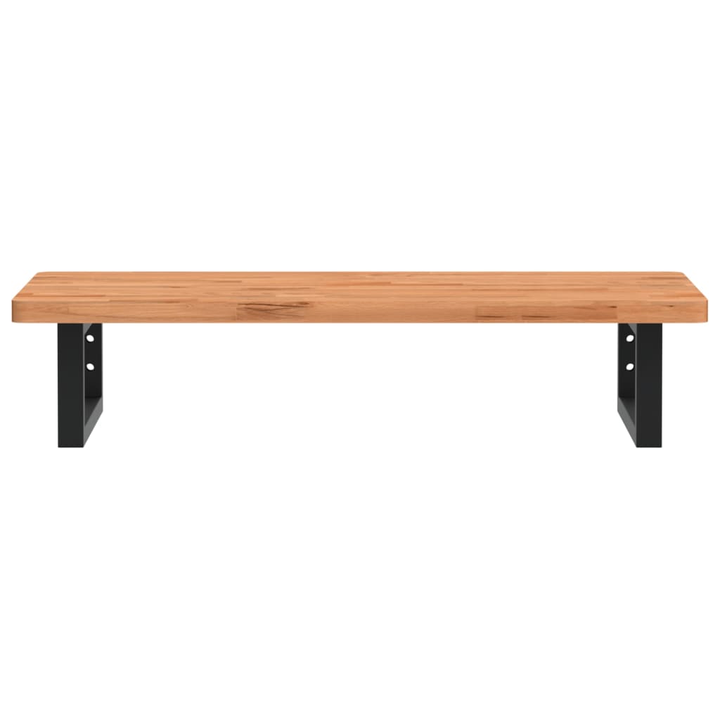 Badkamer wandschap staal en massief beukenhout is nu te koop bij PeponiXL, paradijselijk wonen!