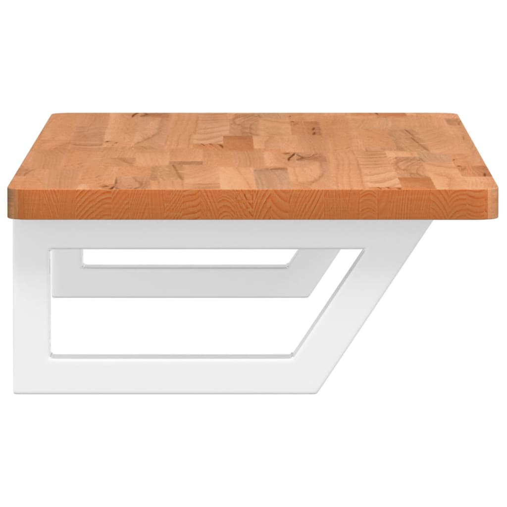 Badkamer wandschap staal en massief beukenhout is nu te koop bij PeponiXL, paradijselijk wonen!