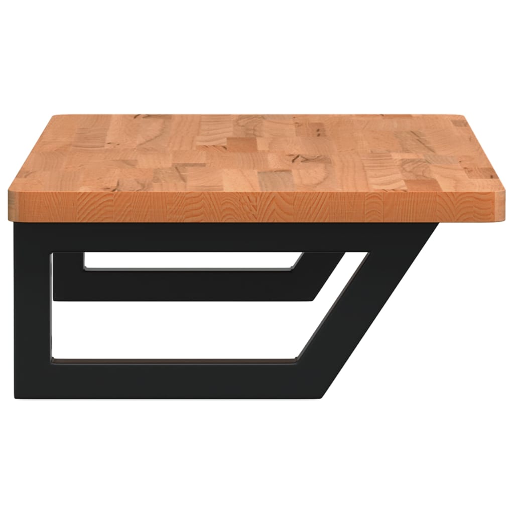 Badkamer wandschap staal en massief beukenhout is nu te koop bij PeponiXL, paradijselijk wonen!