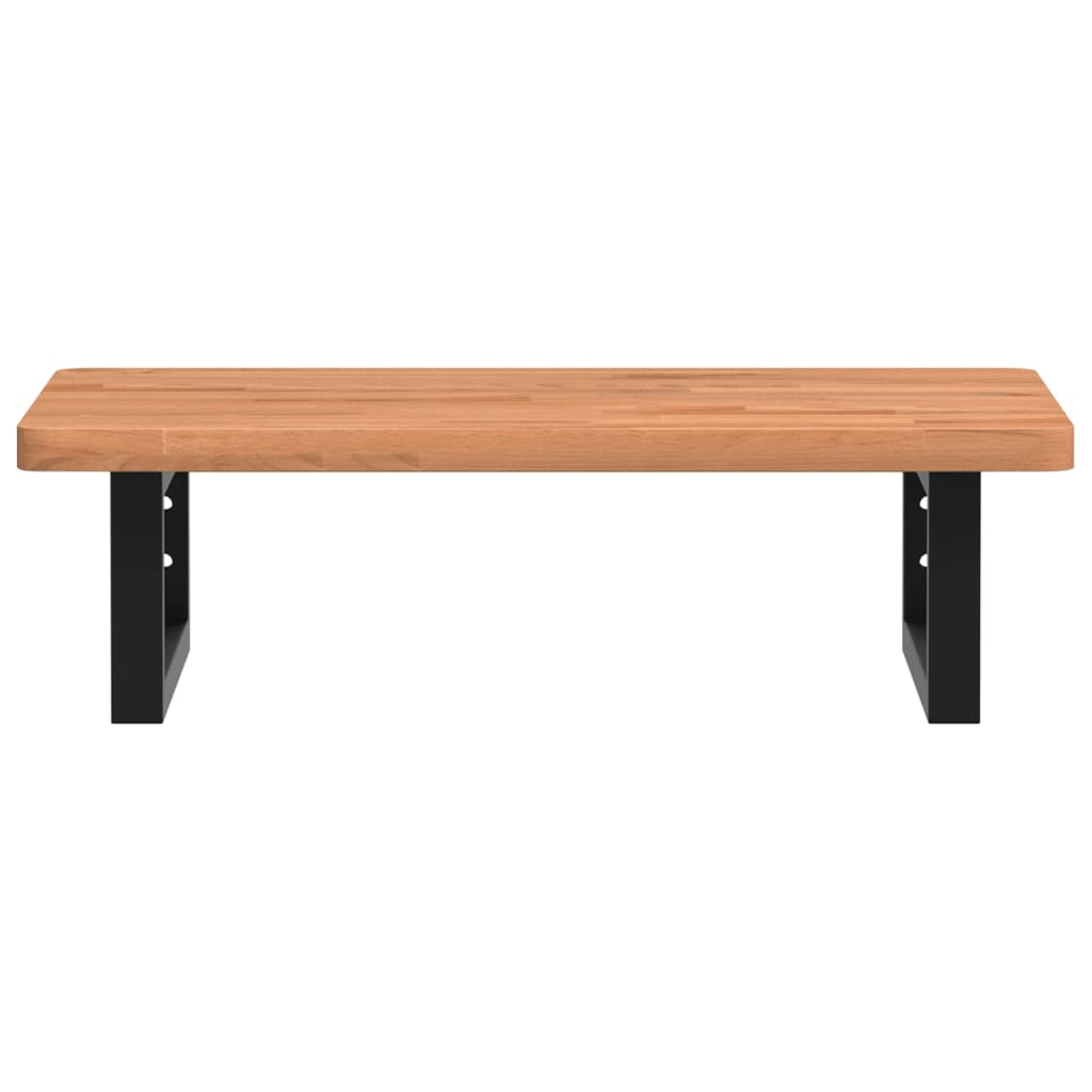 Badkamer wandschap staal en massief beukenhout is nu te koop bij PeponiXL, paradijselijk wonen!