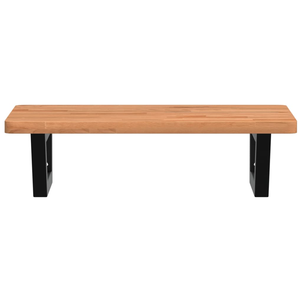 Badkamer wandschap staal en massief beukenhout is nu te koop bij PeponiXL, paradijselijk wonen!