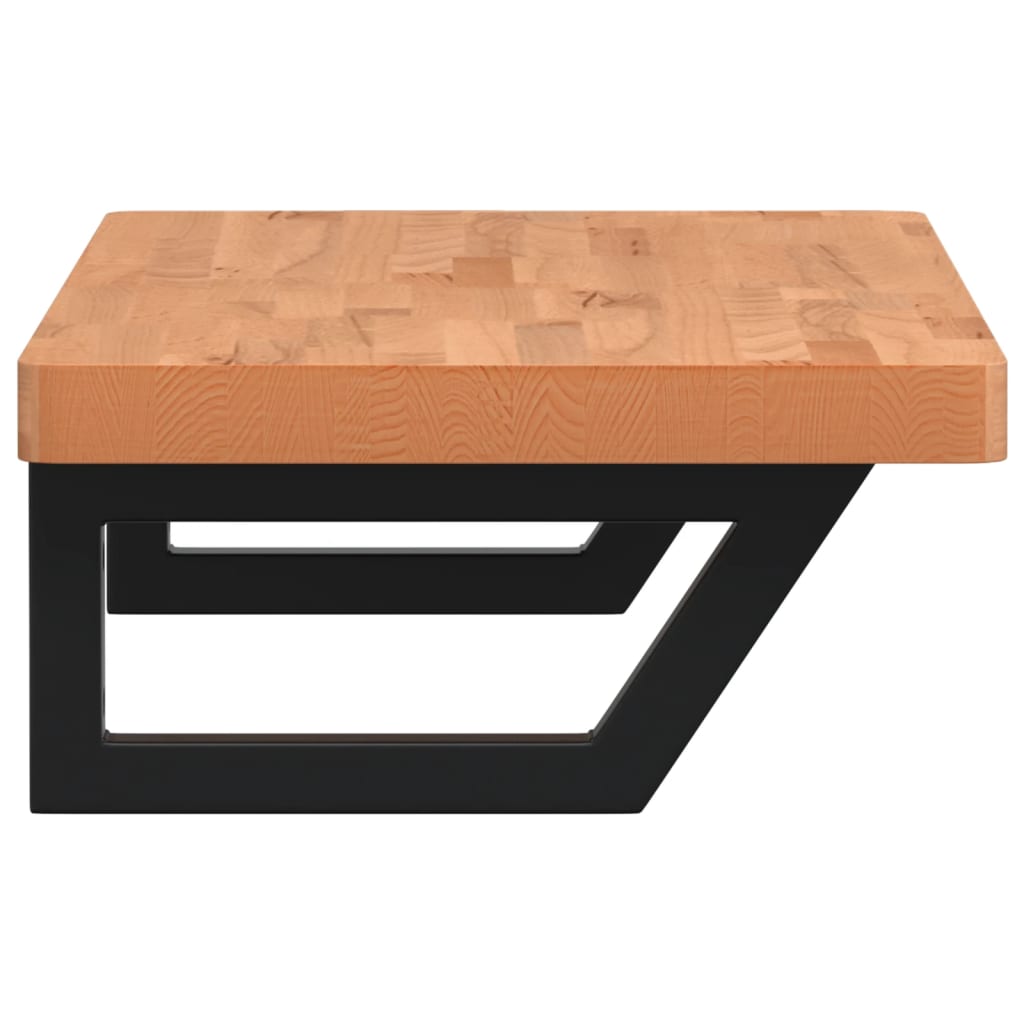 Badkamer wandschap staal en massief beukenhout is nu te koop bij PeponiXL, paradijselijk wonen!