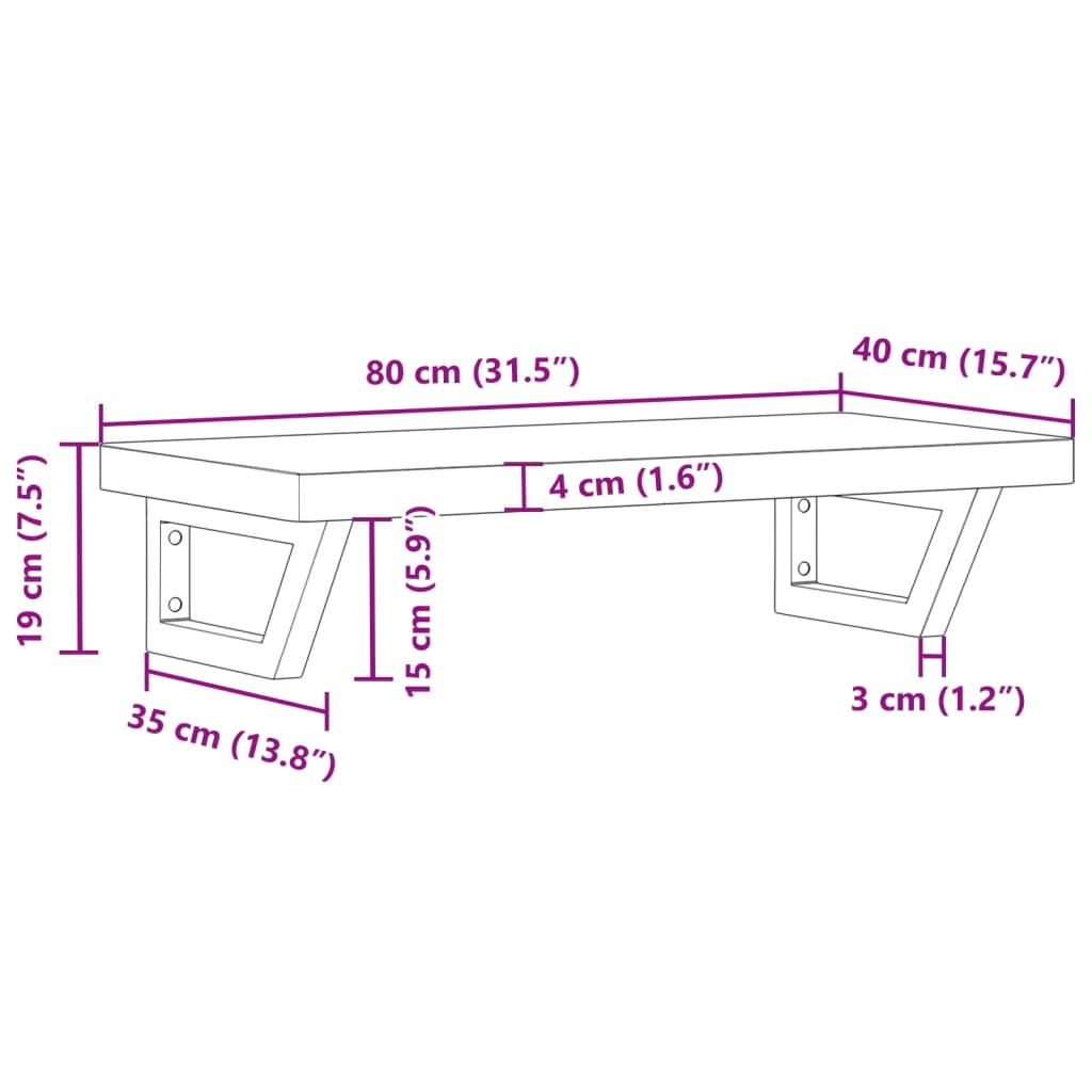 Badkamer wandschap staal en massief beukenhout is nu te koop bij PeponiXL, paradijselijk wonen!