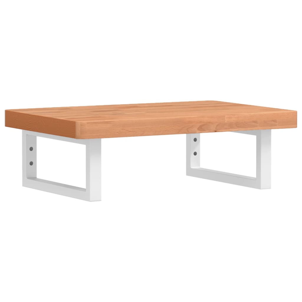 Badkamer wandschap staal en massief beukenhout is nu te koop bij PeponiXL, paradijselijk wonen!