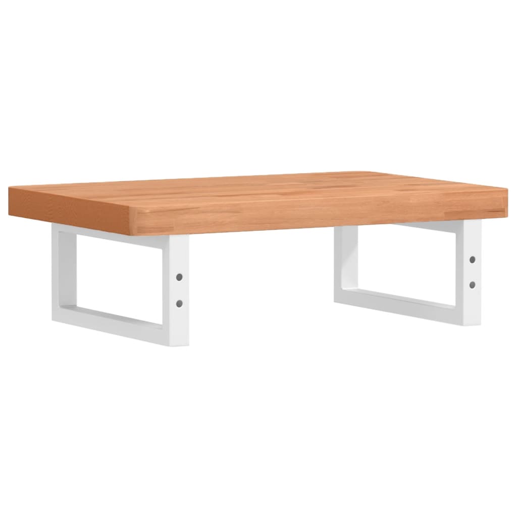 Badkamer wandschap staal en massief beukenhout is nu te koop bij PeponiXL, paradijselijk wonen!