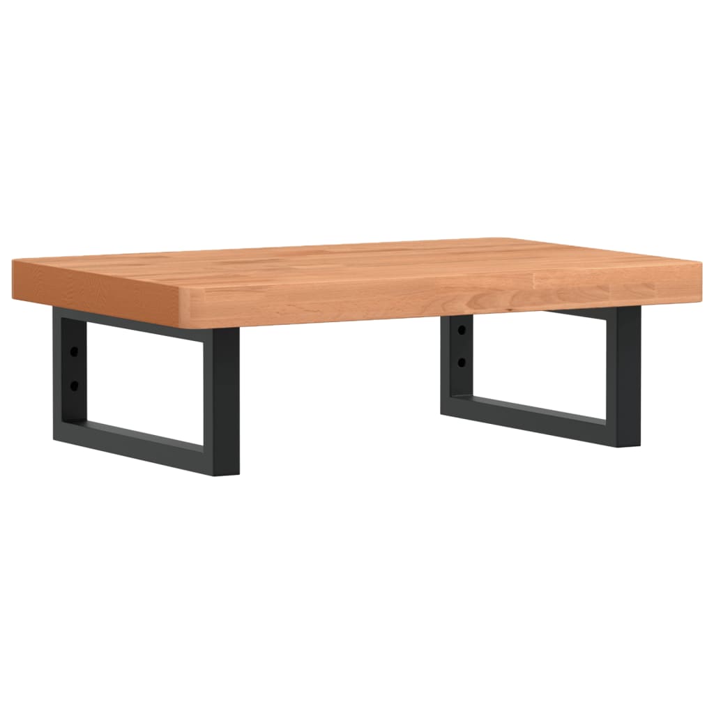 Badkamer wandschap staal en massief beukenhout is nu te koop bij PeponiXL, paradijselijk wonen!