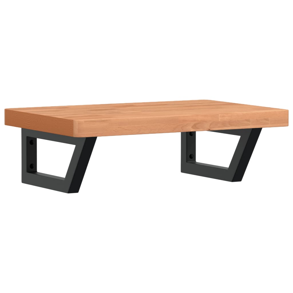 Badkamer wandschap staal en massief beukenhout is nu te koop bij PeponiXL, paradijselijk wonen!
