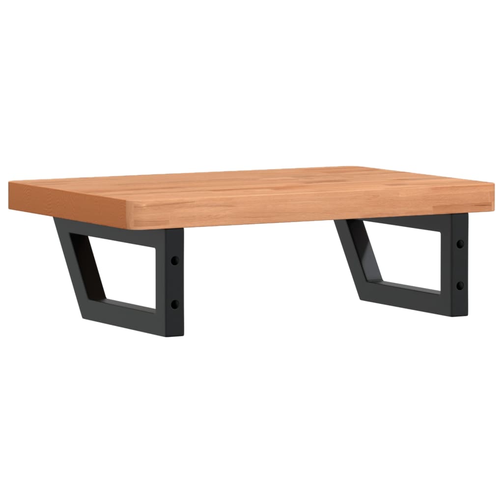 Badkamer wandschap staal en massief beukenhout is nu te koop bij PeponiXL, paradijselijk wonen!