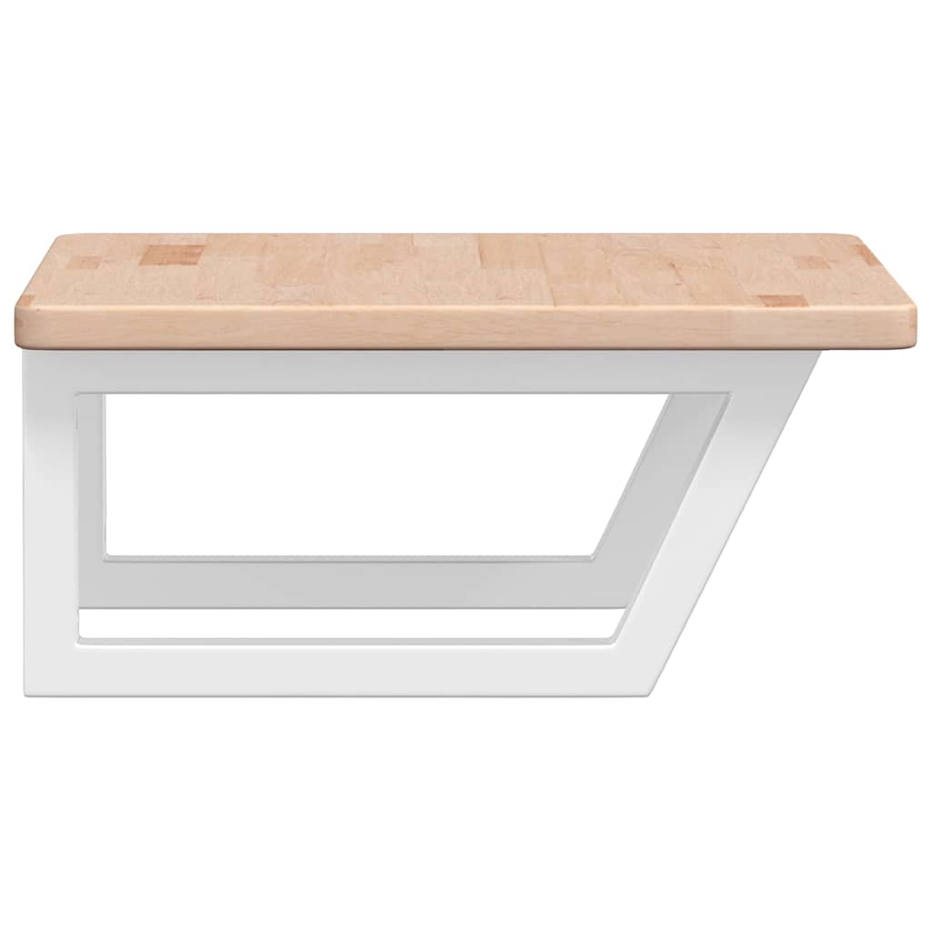 Badkamer wandschap staal en massief eikenhout is nu te koop bij PeponiXL, paradijselijk wonen!