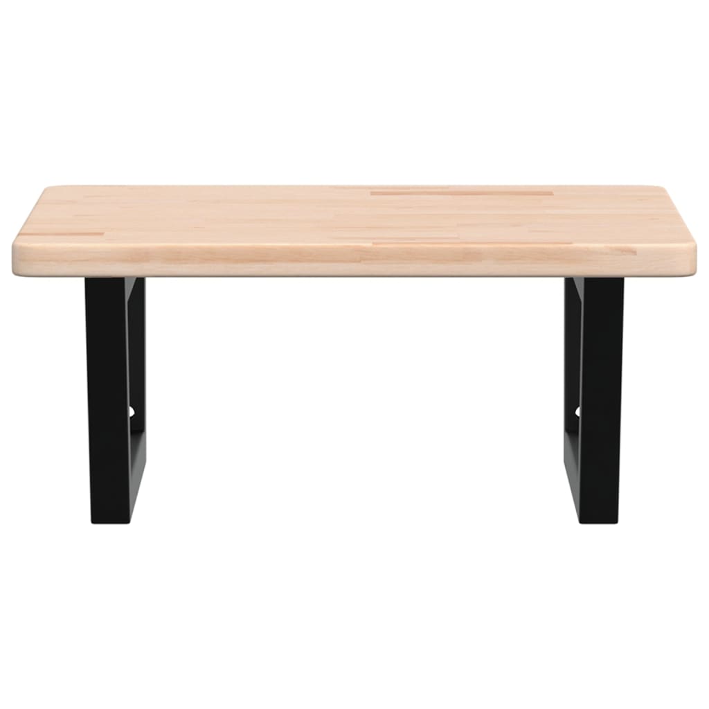 Badkamer wandschap staal en massief eikenhout is nu te koop bij PeponiXL, paradijselijk wonen!