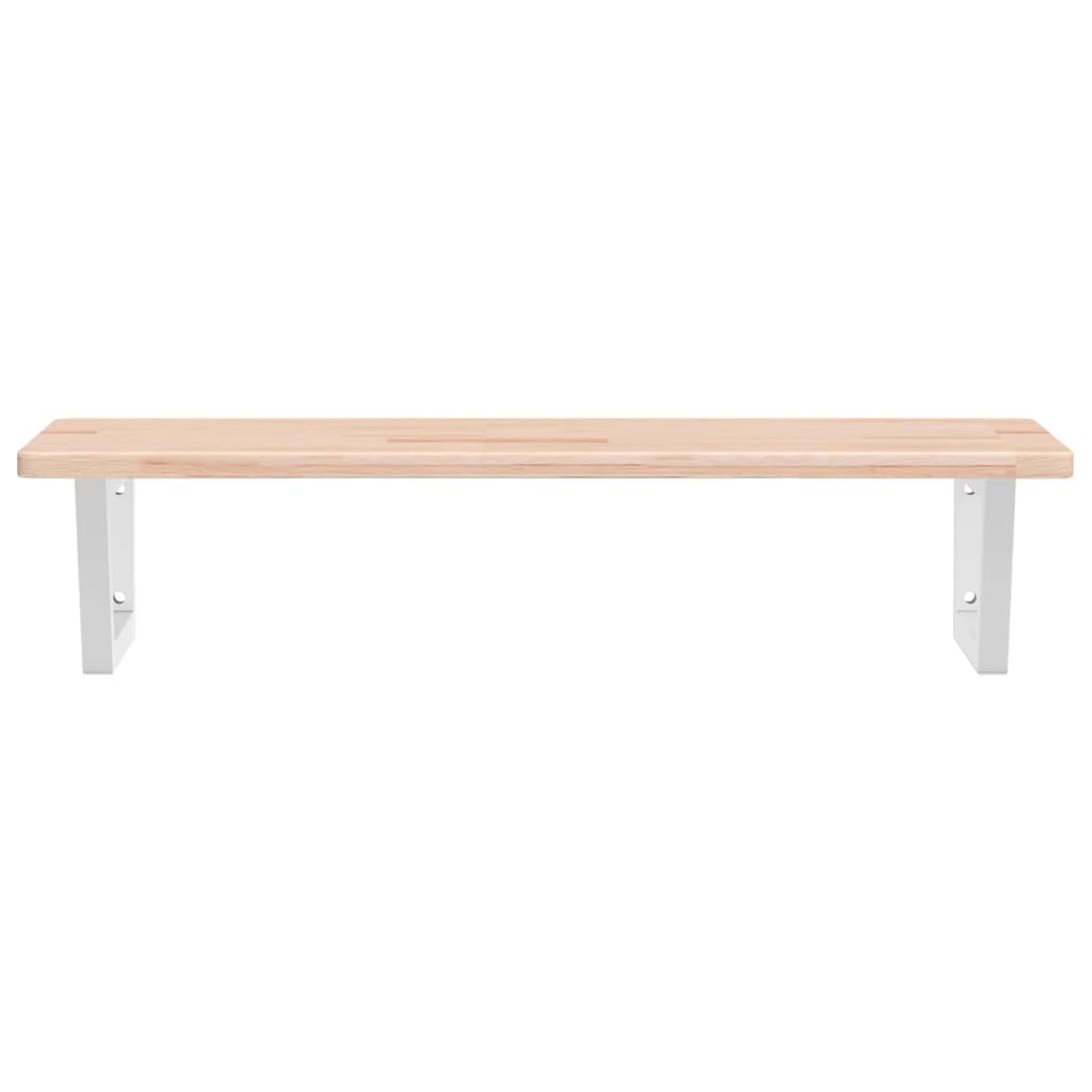 Badkamer wandschap staal en massief eikenhout is nu te koop bij PeponiXL, paradijselijk wonen!
