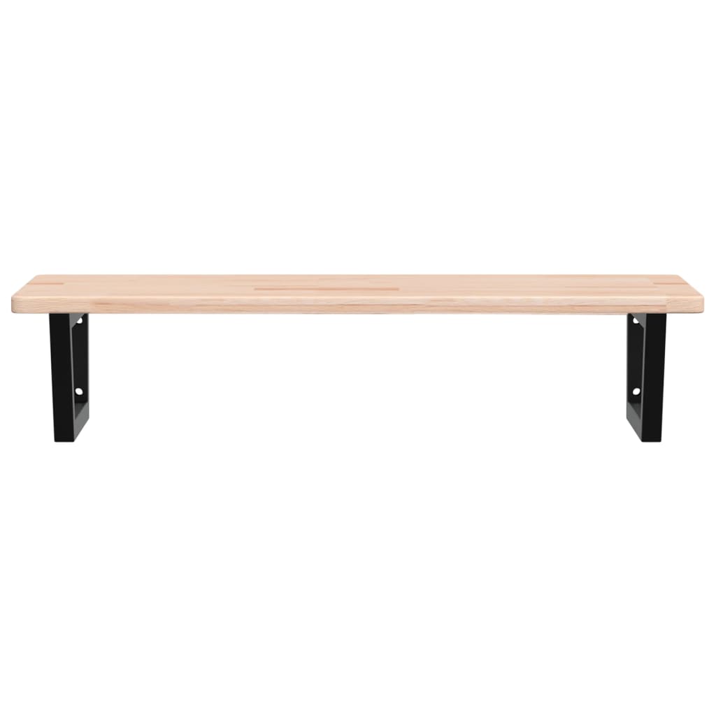 Badkamer wandschap staal en massief eikenhout is nu te koop bij PeponiXL, paradijselijk wonen!