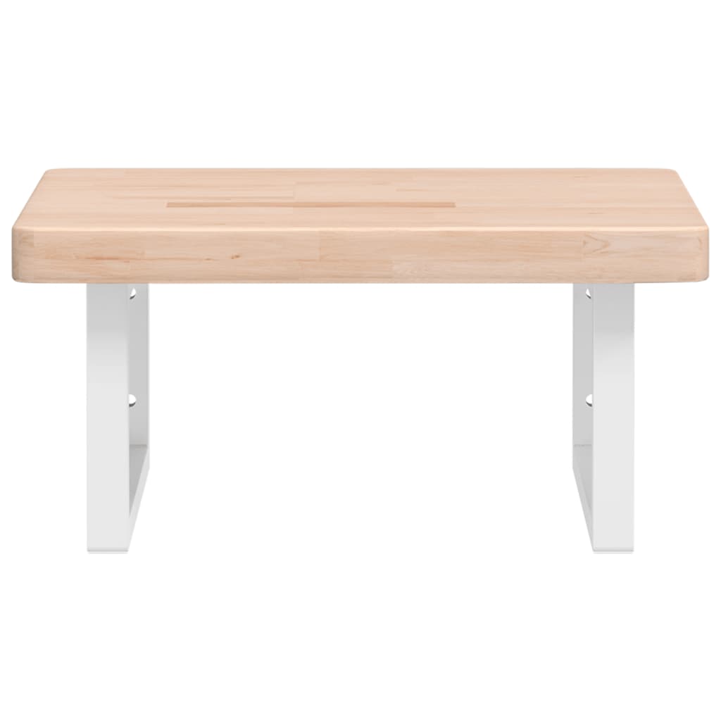 Badkamer wandschap staal en massief eikenhout is nu te koop bij PeponiXL, paradijselijk wonen!