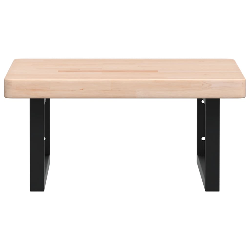 Badkamer wandschap staal en massief eikenhout is nu te koop bij PeponiXL, paradijselijk wonen!
