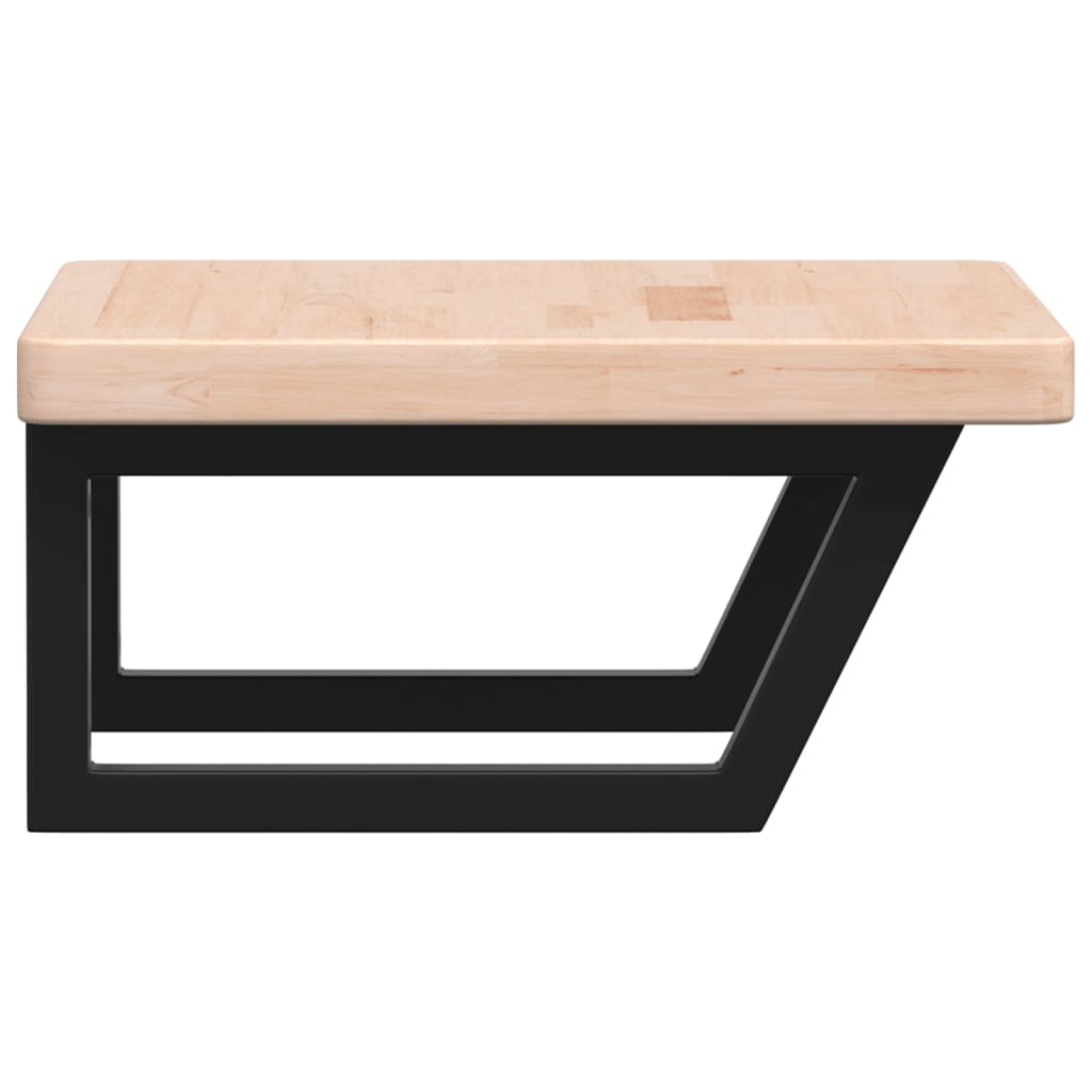 Badkamer wandschap staal en massief eikenhout is nu te koop bij PeponiXL, paradijselijk wonen!