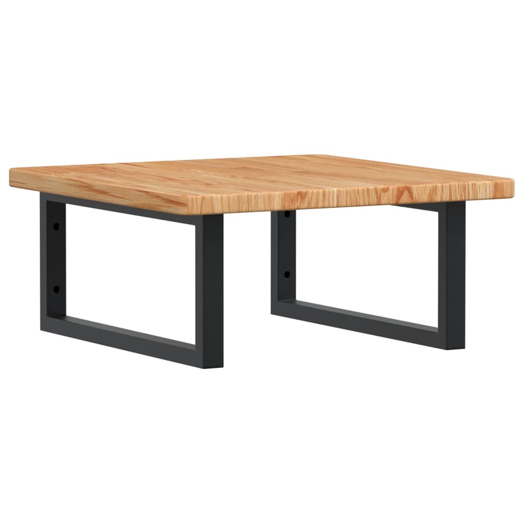Badkamer wandschap staal en massief eikenhout is nu te koop bij PeponiXL, paradijselijk wonen!
