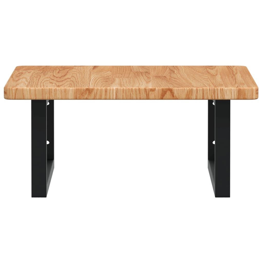 Badkamer wandschap staal en massief eikenhout is nu te koop bij PeponiXL, paradijselijk wonen!