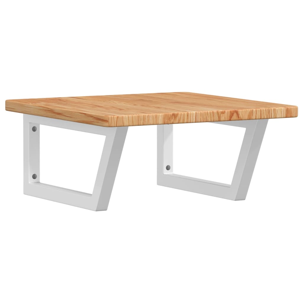 Badkamer wandschap staal en massief eikenhout is nu te koop bij PeponiXL, paradijselijk wonen!