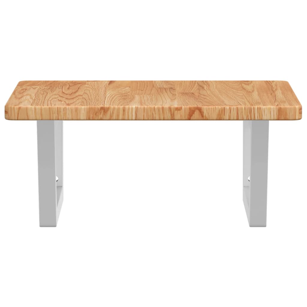 Badkamer wandschap staal en massief eikenhout is nu te koop bij PeponiXL, paradijselijk wonen!