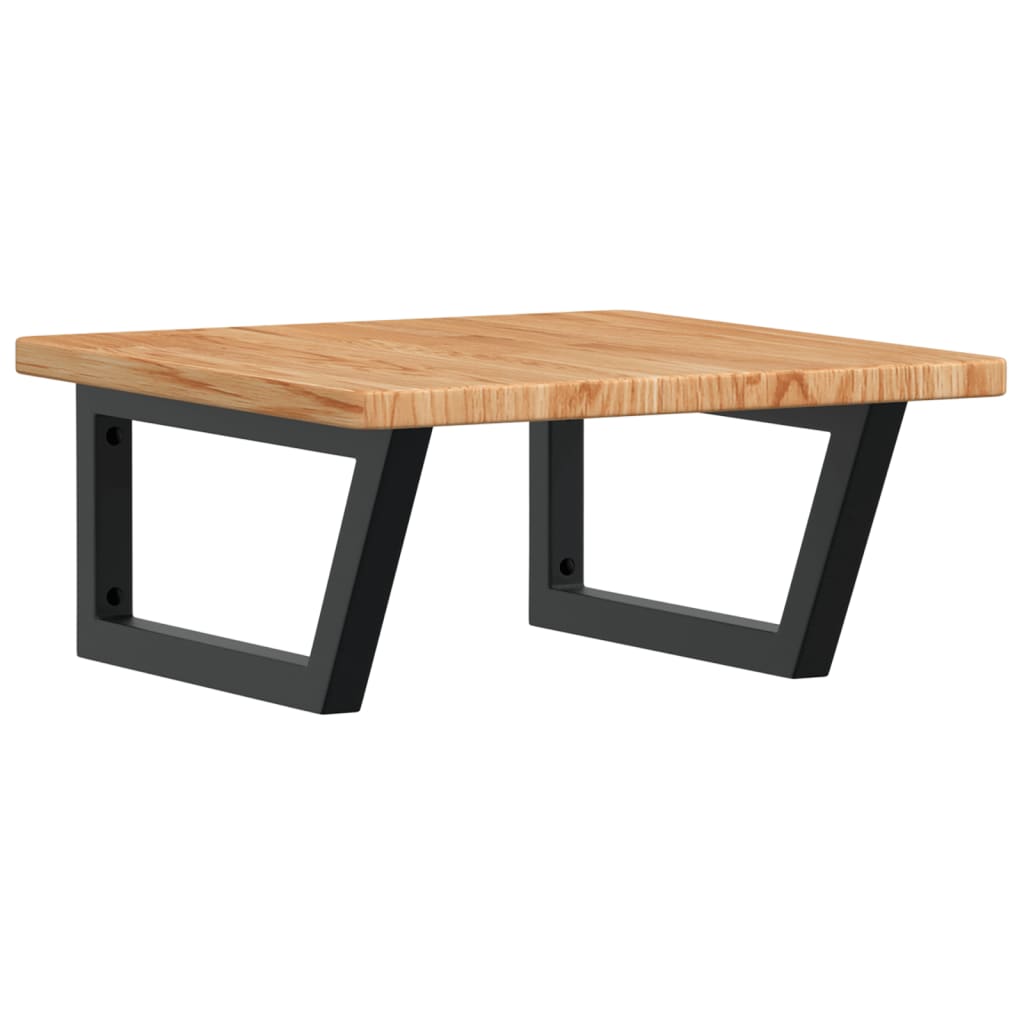 Badkamer wandschap staal en massief eikenhout is nu te koop bij PeponiXL, paradijselijk wonen!