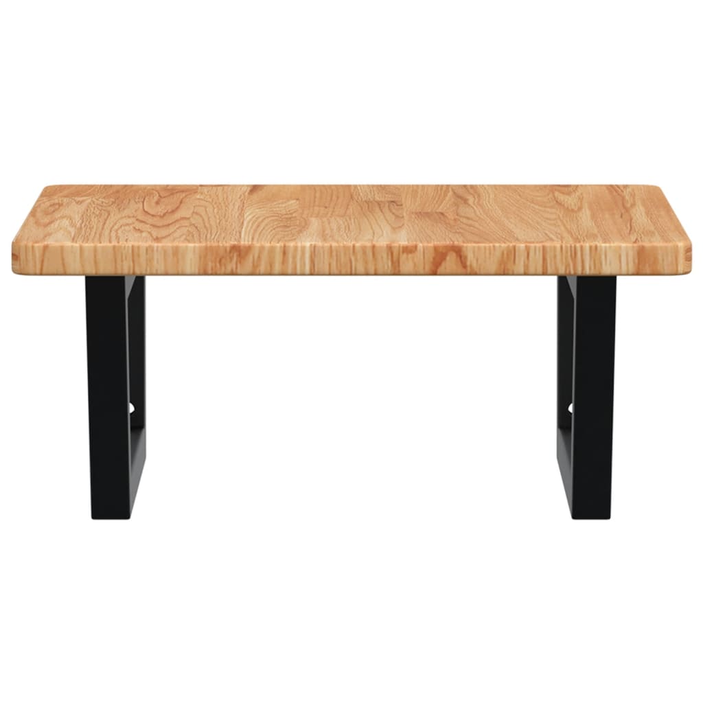 Badkamer wandschap staal en massief eikenhout is nu te koop bij PeponiXL, paradijselijk wonen!