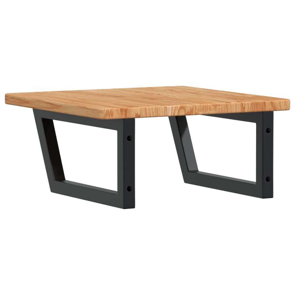 Badkamer wandschap staal en massief eikenhout is nu te koop bij PeponiXL, paradijselijk wonen!