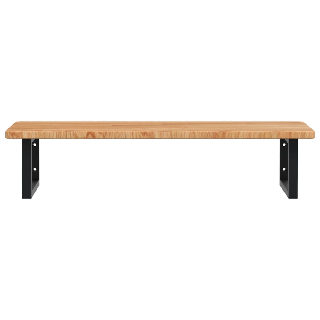 Badkamer wandschap staal en massief eikenhout is nu te koop bij PeponiXL, paradijselijk wonen!