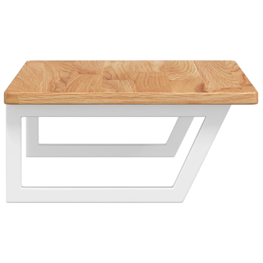 Badkamer wandschap staal en massief eikenhout is nu te koop bij PeponiXL, paradijselijk wonen!