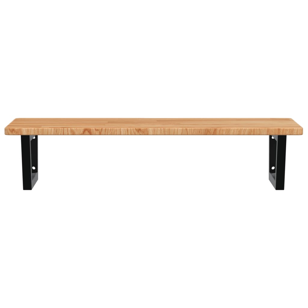 Badkamer wandschap staal en massief eikenhout is nu te koop bij PeponiXL, paradijselijk wonen!