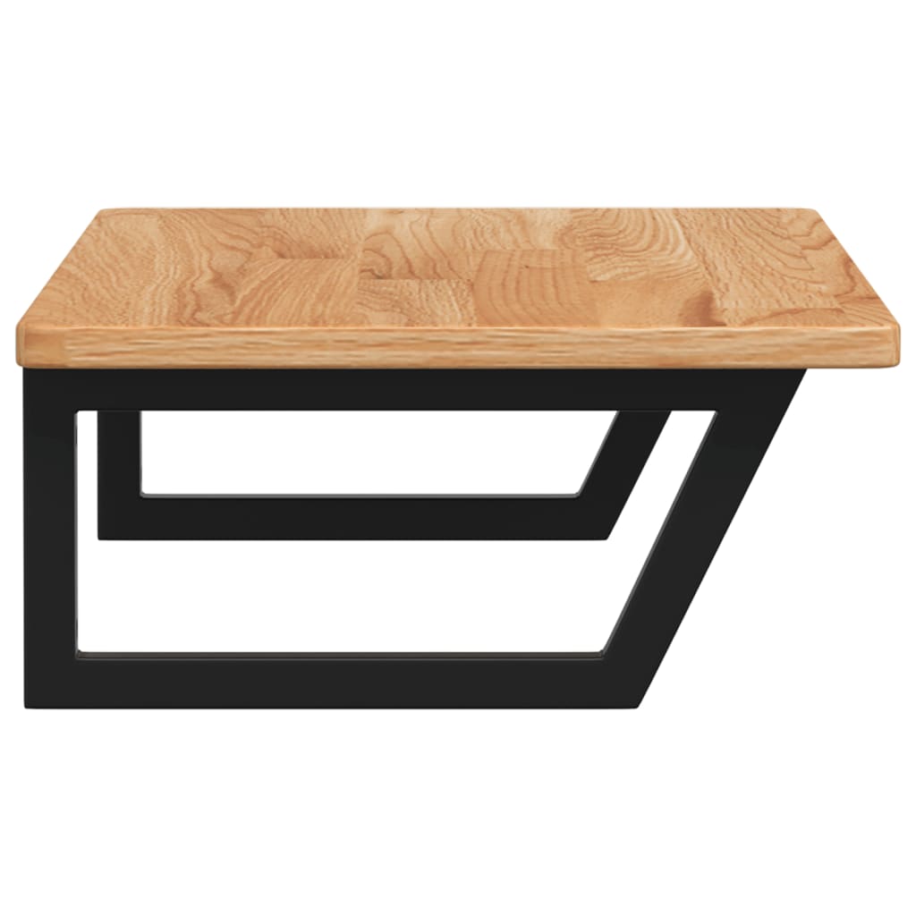 Badkamer wandschap staal en massief eikenhout is nu te koop bij PeponiXL, paradijselijk wonen!