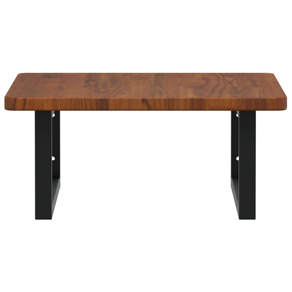 Badkamer wandschap staal en massief eikenhout is nu te koop bij PeponiXL, paradijselijk wonen!