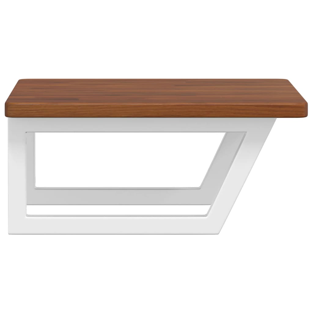 Badkamer wandschap staal en massief eikenhout is nu te koop bij PeponiXL, paradijselijk wonen!