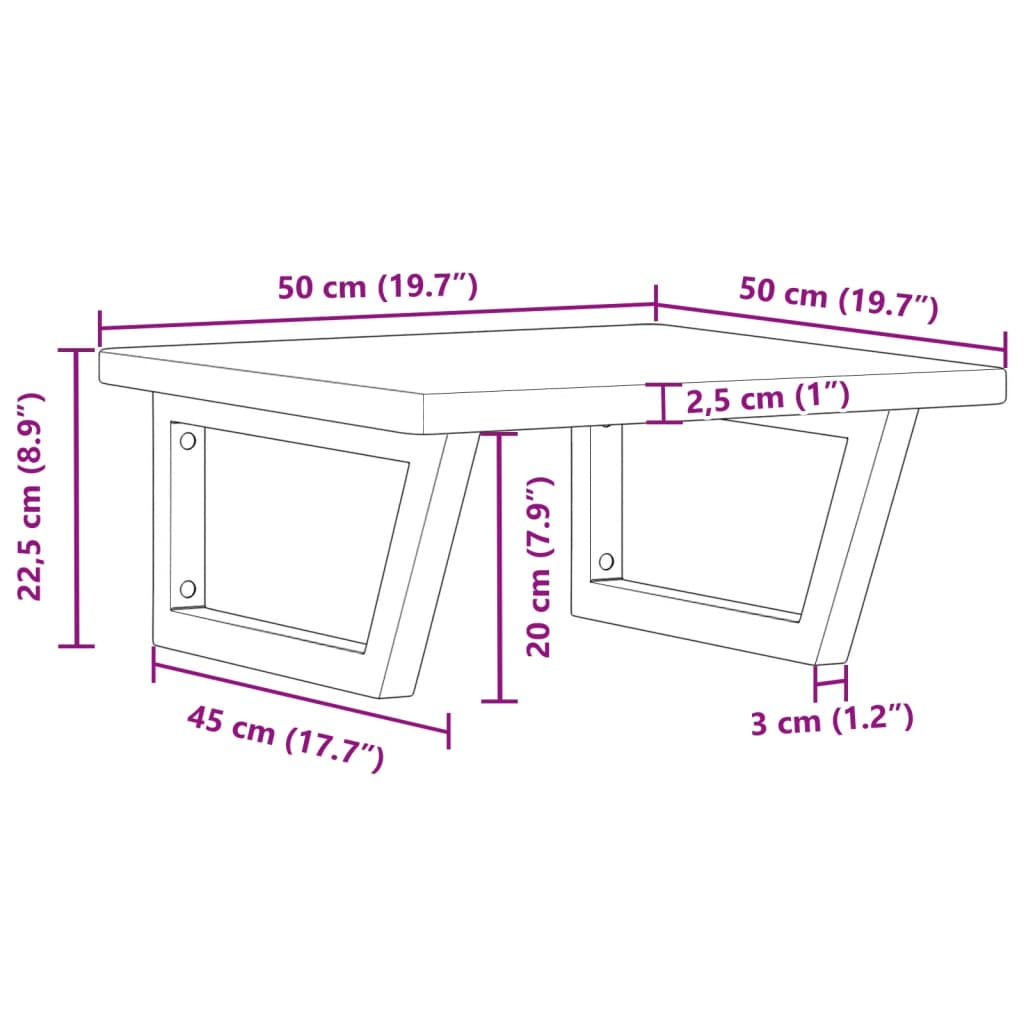 Badkamer wandschap staal en massief eikenhout is nu te koop bij PeponiXL, paradijselijk wonen!
