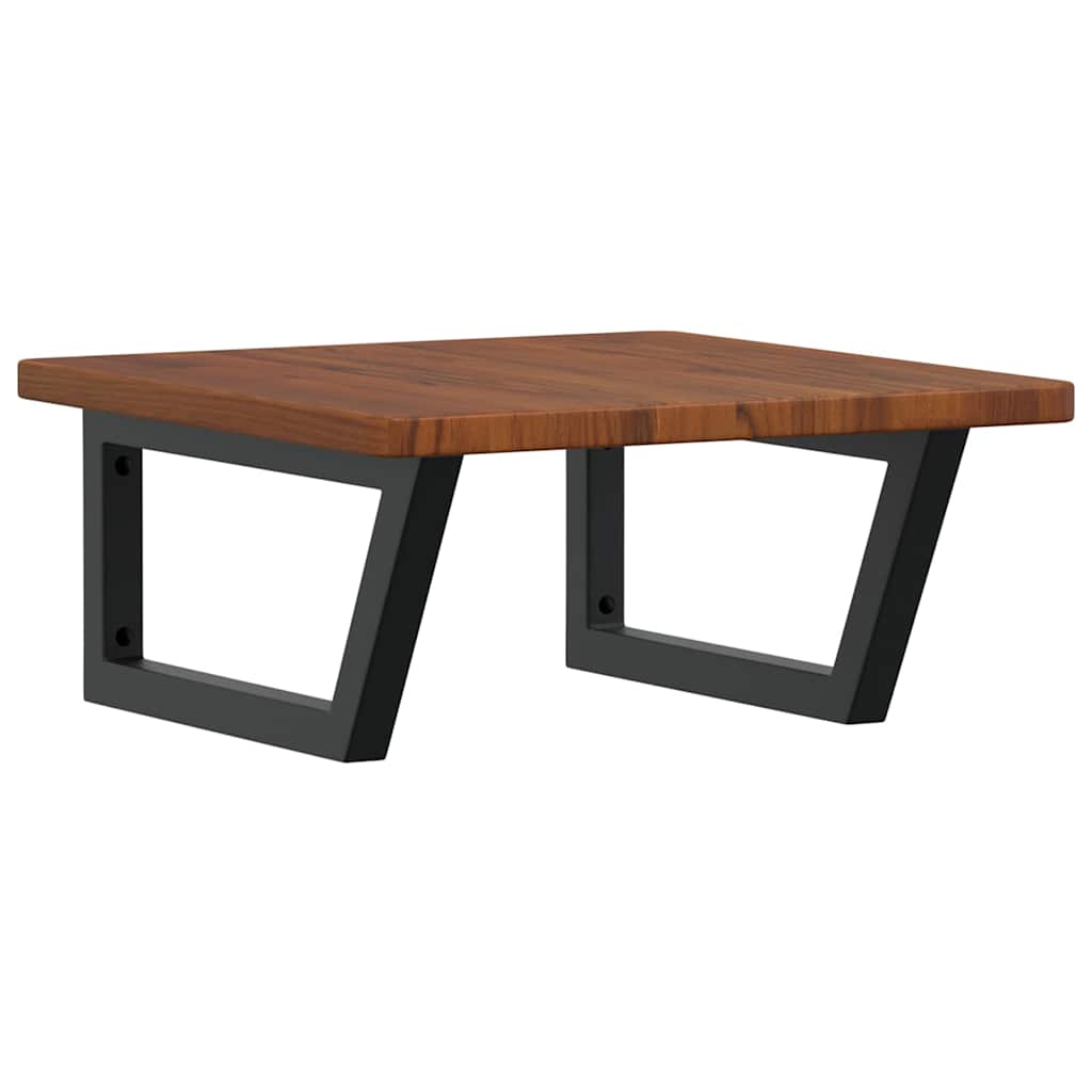 Badkamer wandschap staal en massief eikenhout is nu te koop bij PeponiXL, paradijselijk wonen!